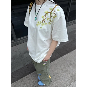 【有货】DXT988LL-特P35 cleanfit重磅刺绣短袖小领口t恤男图片