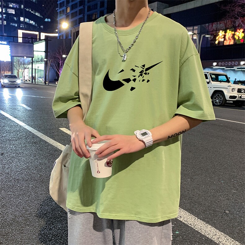 22夏季新款潮流休闲男士百搭印花短袖圆领T恤宽松1210-2-6610-P15,男装T恤,星座1816-2（原1210–2）