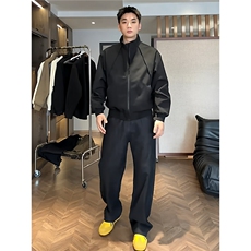 美式棒球服外套男款春秋季痞帅高级感工装飞行员夹克男生开春风衣，男装夹克，星座601-1