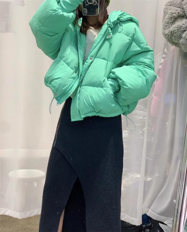 带帽短款羽绒服，女装羽绒服，Queena PHoebe