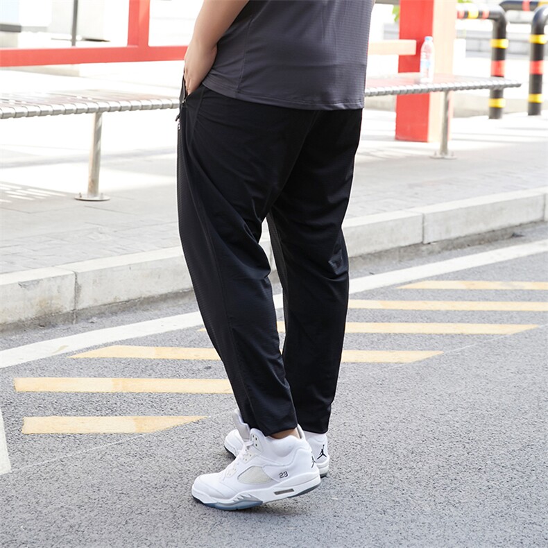男春夏大码弹力冰丝网眼空调裤5032-1_998(L-4XLP605XL-9XLP65),男装休闲裤,星座1516-1
