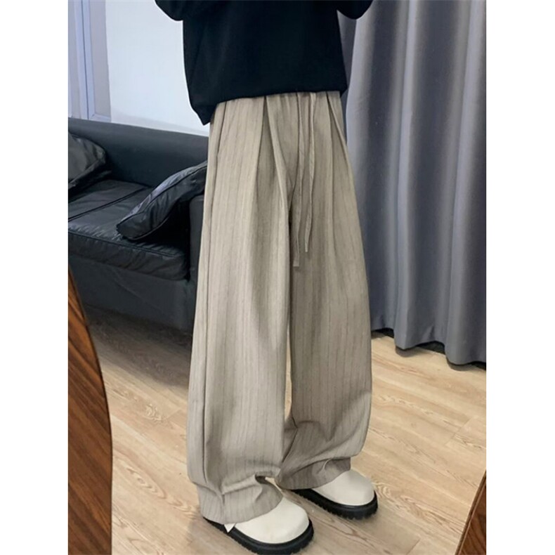 秋冬松紧腰直筒裤男士西裤修身时尚男裤痞帅冬季男款长裤XK013，男装西裤，星座1116A（原606A-3）