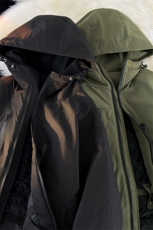 24冬潮户外双板防风防水滑雪服男大码加棉加厚高级感外套M70-P140，男装棉衣，电商A001