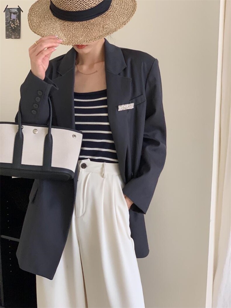 【现货】秋季韩系小西装外套..,女装西装,香丽迪1