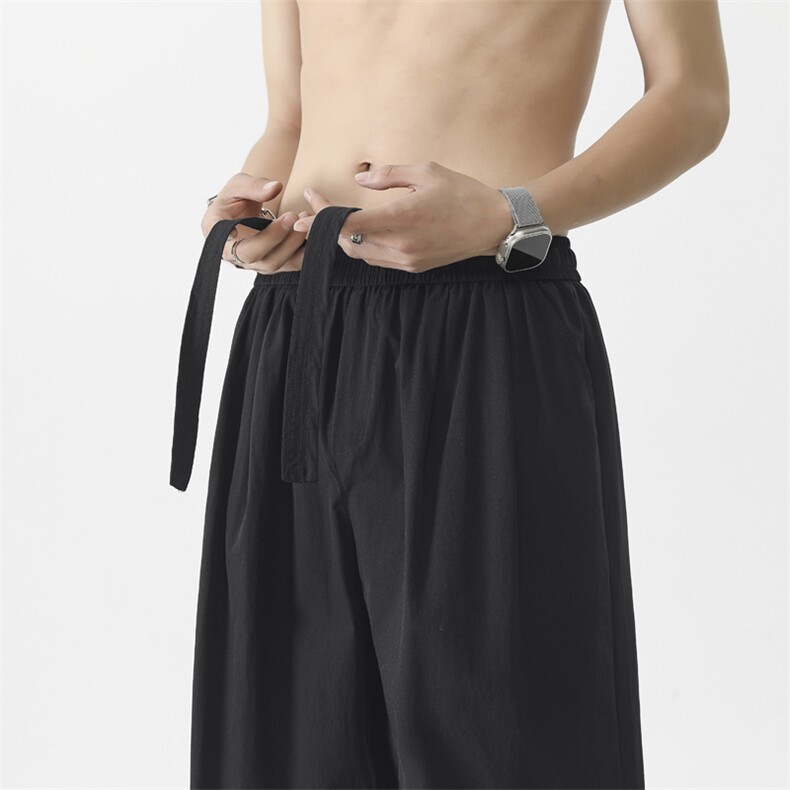 冰丝男夏季新款凉感速干运动裤宽松休闲潮流薄款 3012-特批25图片