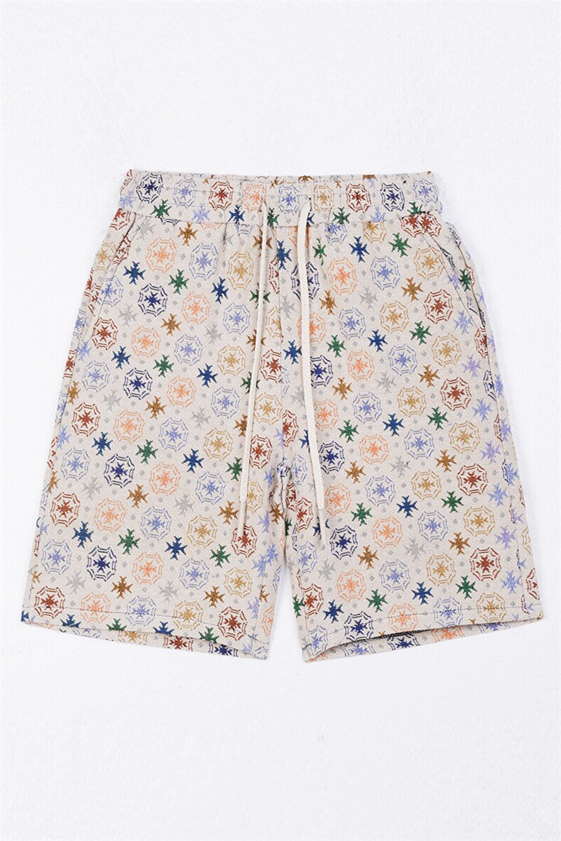 美式高街潮牌休闲短裤潮流宽松五分裤A086-DK408-P23,男装牛仔裤,电商基地A086