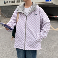 秋款棒球服夹克外套男潮牌潮流字母刺绣情侣学生22107-P75控108，男装夹克，星座717