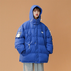 216-BK101-P12021秋冬棉衣外套棉服中性男女抽绳蓝控145，女装棉衣/棉服，星座716-5（原216-1）