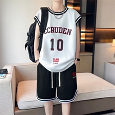 主推装坎肩背心夏季篮球学生无袖衣服五分短裤TZ6173-特35，男装牛仔裤，星座210-1