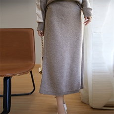 2025年秋季新款百搭羊毛半身裙，女装半身裙，宏杨羊绒