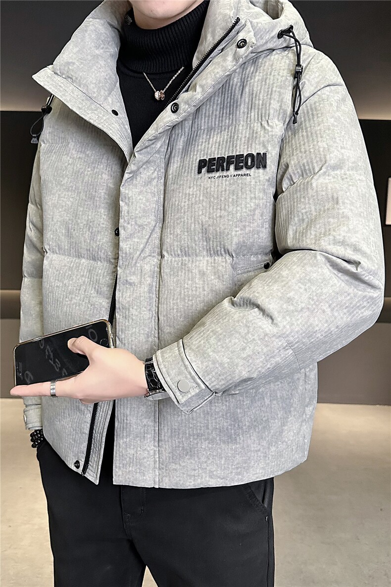 M-3XLB3539911P220灰连帽2025冬羽绒服【标50控活动价338】,男装羽绒服,电商B353
