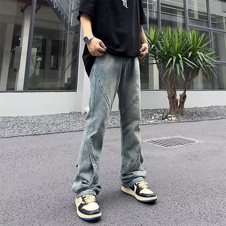 直脚百搭男长裤新款潮流春季中腰时尚潮青春流行K8837-P55,男装休闲裤,星座1109-3
