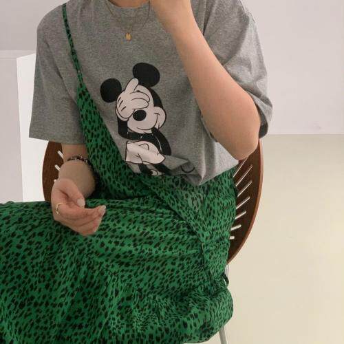 夏季新款鬼马系少女吊带裙，女装背心吊带，tōkō-sen