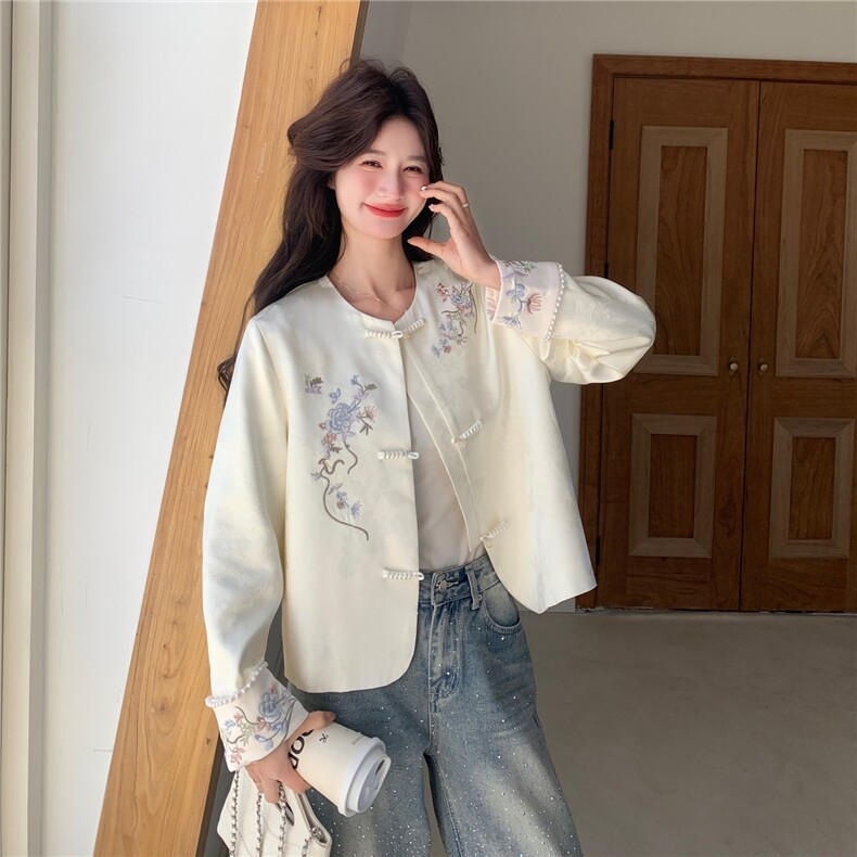 [大货】新中式复古短外套2C057-916-P165-K268,女装短外套,2C057