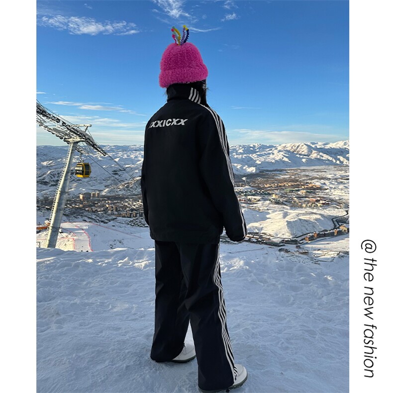 冬季单板双板男女滑雪服套装防风防水防寒时尚保暖外套TZ031-P235，男装休闲套装，电商A001-1