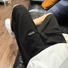 男新款青少年时尚冰丝华夫格玉米粒短裤休闲裤GDK05P28，男装休闲裤，星座1116-2