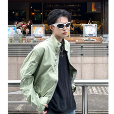 炸街痞帅外套男秋季美式潮牌街头高级HY201-P65，女装短外套，星座1109-4