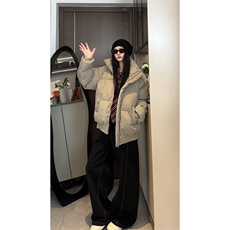扎染棉服美式复古保暖加厚短款立领休闲外套男5D3062-TP60不，男装棉衣，电商A102