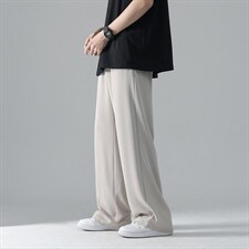 夏季薄款卫裤男士休闲冰丝九分裤夏天潮牌男生直筒长裤K0177-P33，男装休闲裤，星座308B-2
