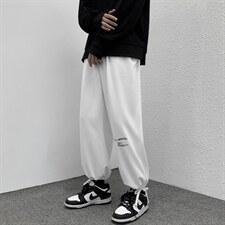 加绒2023秋冬卫裤高弹健康布聚酯纤维WK528-P27加绒批35,男装休闲裤,星座718-1