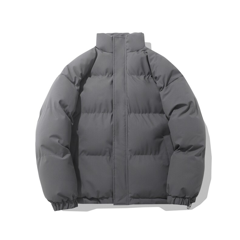 抖音直播带货高品质净色纯色光版二开加厚棉衣面包服MY1266特P58,男装棉衣,电商C408-1(原B339-1)