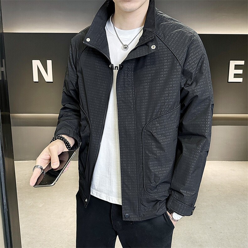 抖音立领休闲百搭外套男装夹克C317-7066-P110,男装夹克,电商C317