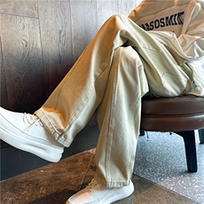 K1223-p35-控58oversizecleanfit牛仔裤褶皱直筒裤老爹裤长裤，男装牛仔裤，星座103A-1