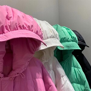 带帽短款羽绒服图片