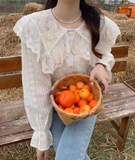 〈现货〉春季新款韩版蕾丝小衫，其它，MAN YU 蔓羽