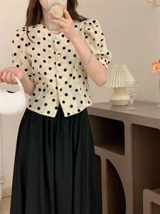 现货 定制面料小衫图片