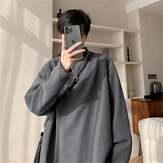 wassuphappy羽绒长袖t恤男冬季加绒加厚鸭绒打底衫保暖休闲上衣，男装T恤，星座506
