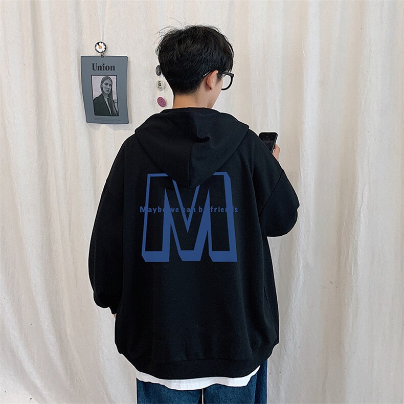 KS21260-P38连帽开衫卫衣男运动外套大码班服,男装卫衣,电商A040