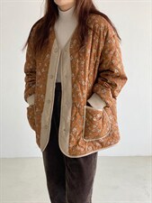 韩系花版羽绒服，女装棉衣/棉服，土布鱼