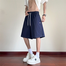 夏季新款短裤男宽松刺绣休闲裤缉明线五分裤子DK621-P30控48，男装牛仔裤，星座209-2