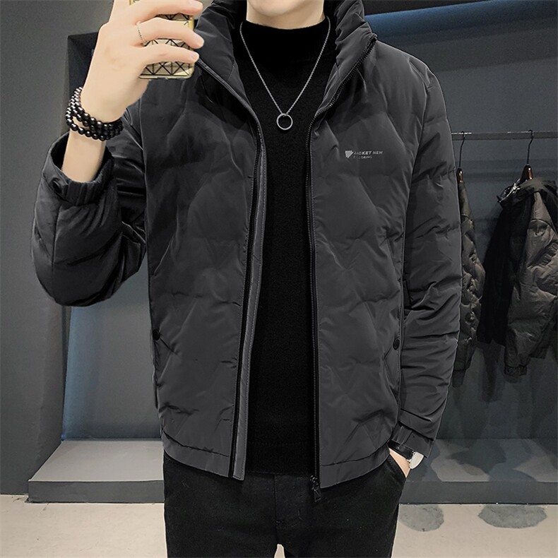 2130冬季立领轻薄羽绒服外套中青年店主风羽绒衣保暖御寒男大码潮，男装羽绒服，星座115A(原星座507）