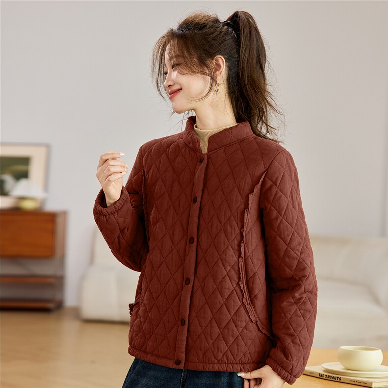 叶笙衣82586立领棉衣，女装棉衣/棉服，叶笙衣