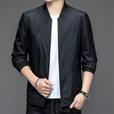 BSTN9901春季男士2024新款夹克外套休闲时尚半球领开衫外套男P78，男装夹克，钱塘6003A(原)4033A