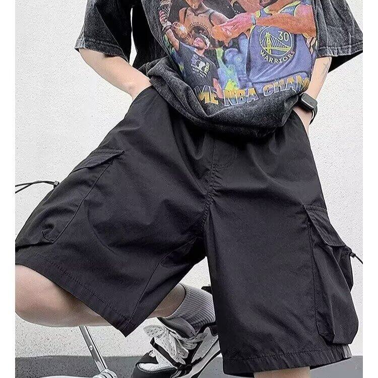 网图美式机能工装短裤男夏季薄款潮牌高街休闲运动中裤H016-P30,男装牛仔裤,星座1001-1