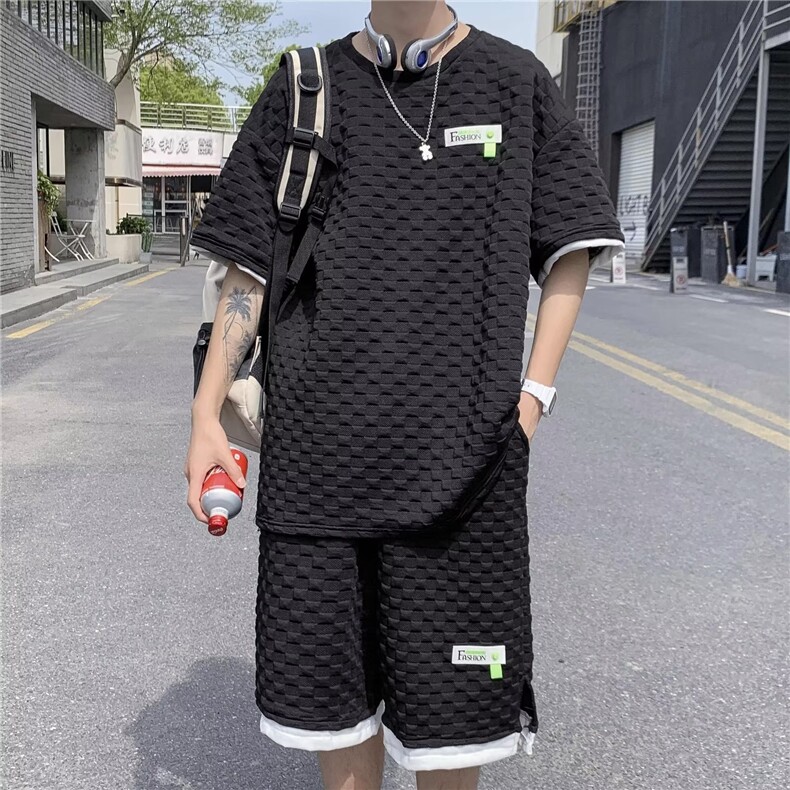 男潮流休闲套装宽松套装运动套装Z003P40,男装休闲套装,星座1116-2