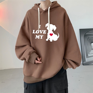 连帽卫衣男大码胖子帽衫大号运动服WY2448-P35图片