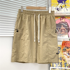 夏季薄款冰丝工装短裤潮流宽松百搭速干休闲运动裤，男装牛仔裤，星座410-7