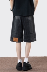 2024夏季新款无影墙大码美式牛仔短裤M-5XGK24436-P55，男装牛仔裤，电商A022