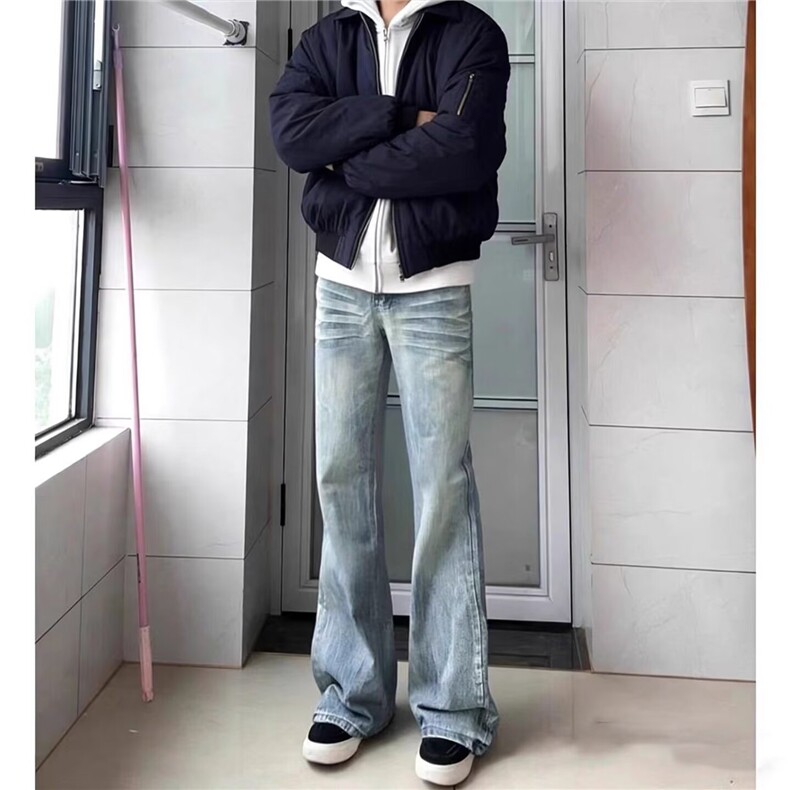 1506/QT89010/P44港风潮男夏季新款牛仔裤嘻哈ins潮高街潮流痞帅,男装牛仔裤,星座1506