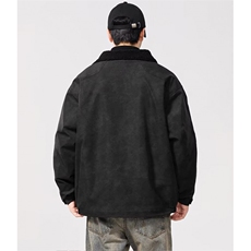 美式复古加绒加厚工装棉服男女冬季潮牌情侣保暖棉衣MF375-P85，男装棉衣，星座412-3