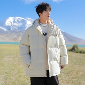 现货 抖音得物可供视频 三防加厚羽绒连帽棉衣外套面包棉服 85537图片