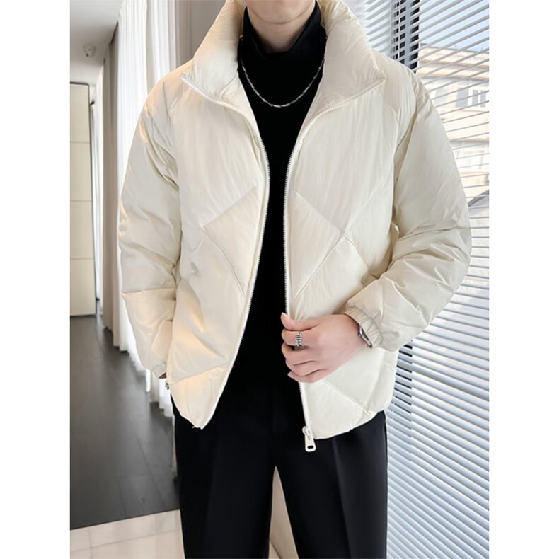 小众高级设计感立领短款保暖棉服外套男冬季加厚盔甲美式棉袄棉衣,男装棉衣,星座506A