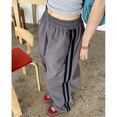 冰丝速干条纹裤子男秋季薄款多巴胺宽松直筒休闲运动长裤K12，女装休闲裤，星座1116A（原606A-3）