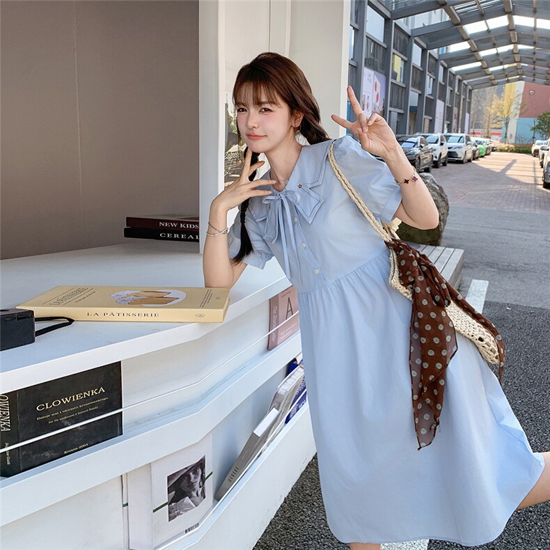 新品现货时尚日韩风连衣裙A2528-P125-K195,女装连衣裙,2C261