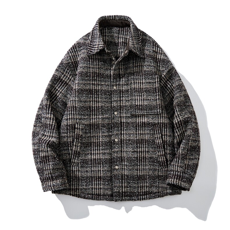 90白鸭绒男士短款格子羽绒服D213-SW61-P365,男装羽绒服,电商D213