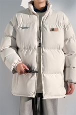 已注册日系白底抖音直播得物品质宽松面包服棉衣外套M1103P65，男装棉衣，电商C408-1(原B339-1)